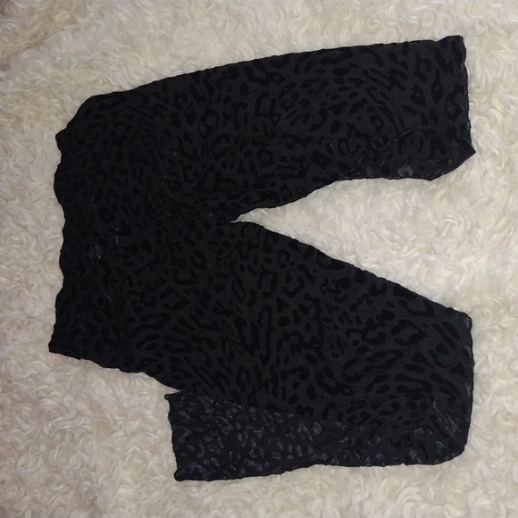 Animal Print Sheer Leggings - Picture 1 of 6